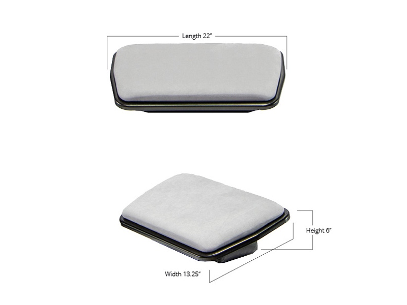 Wide Executive Footrest Measurements